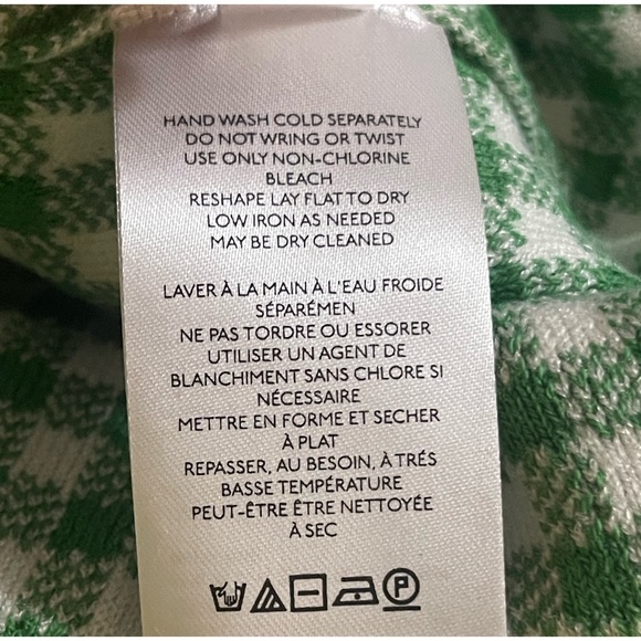 Anthropologie Gingham Knit Mini Dress NWT SZ XL - Picture 8 of 14